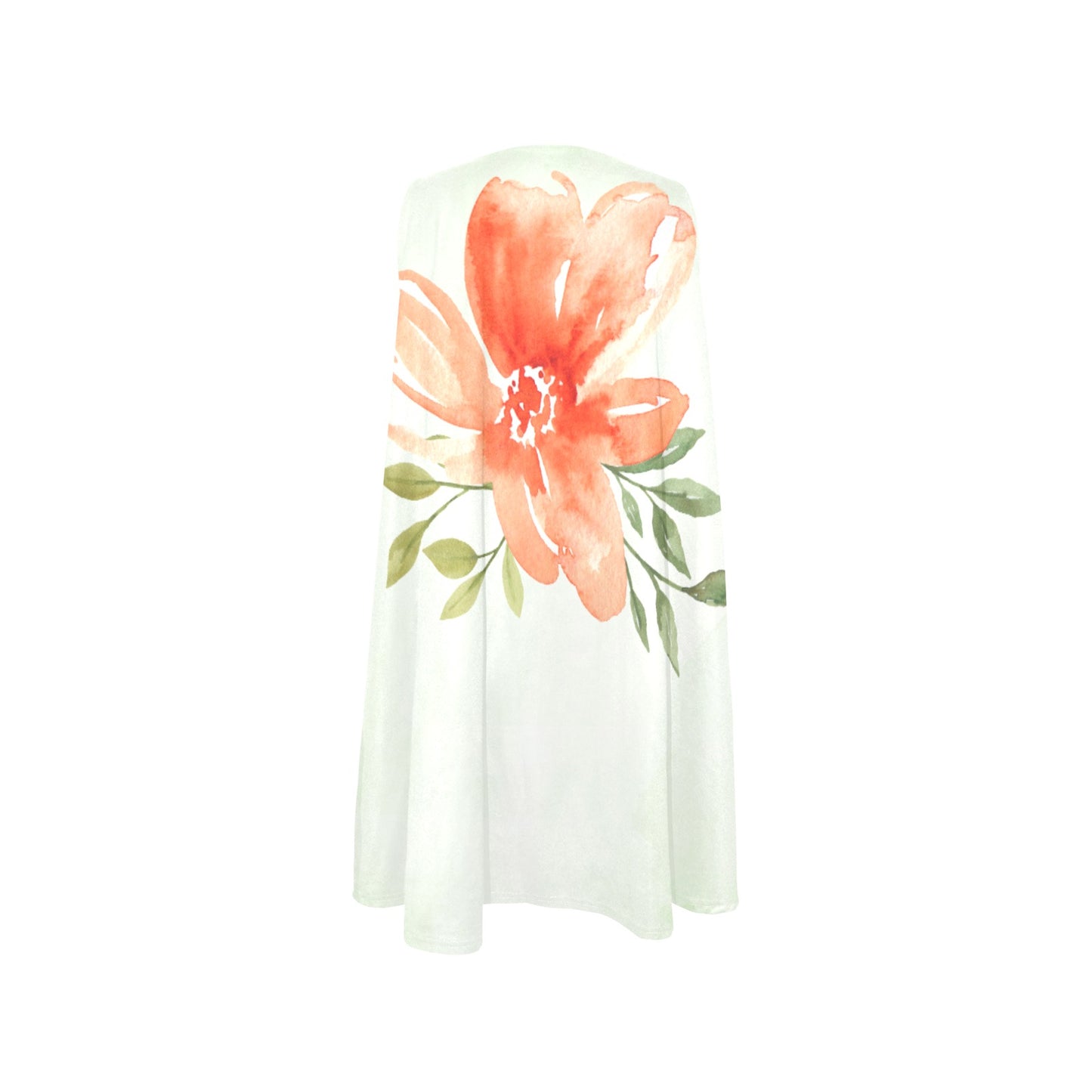 Sleeveless A-Line Pocket Dress – Floral Summer Midi with Original Print, Sundress