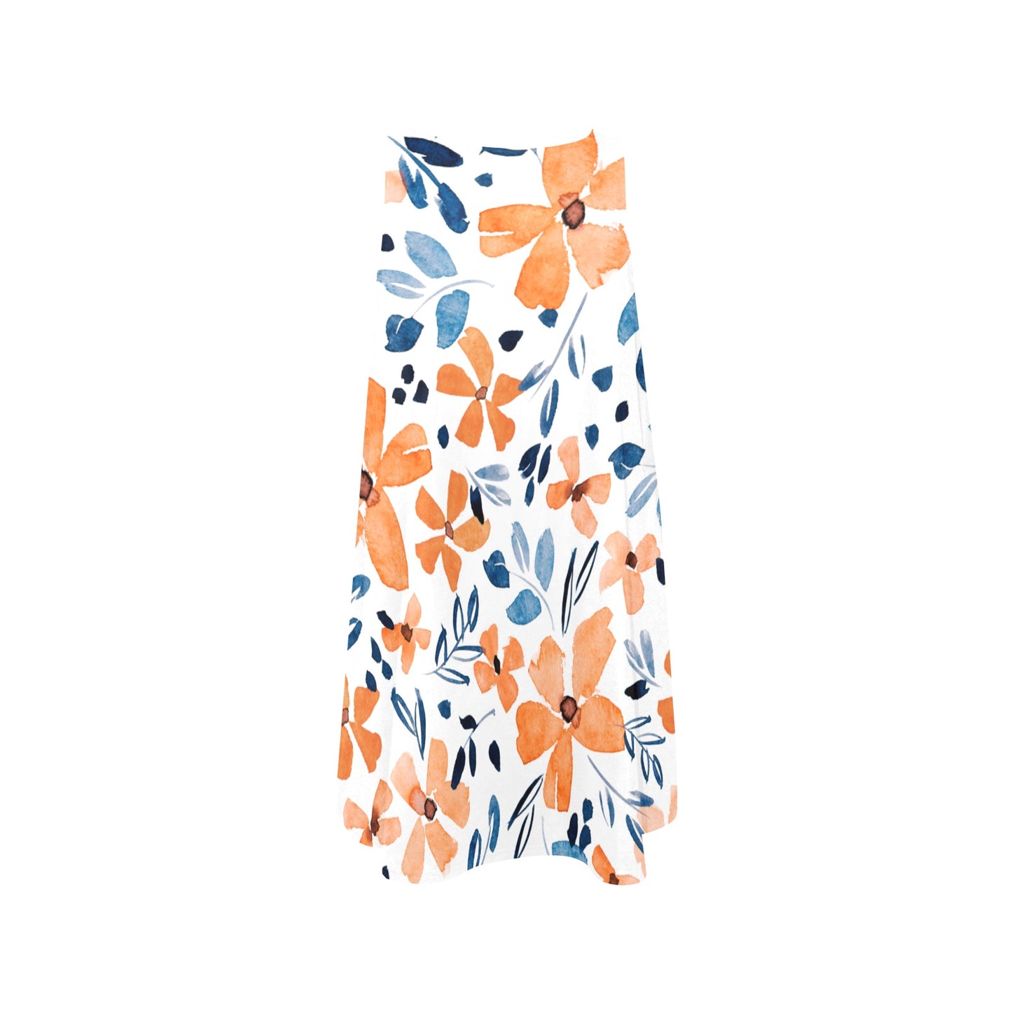 Boho Floral Summer Sundress with Pockets, Sleeveless A-Line Casual Fit, Gift for Her XS–3XL