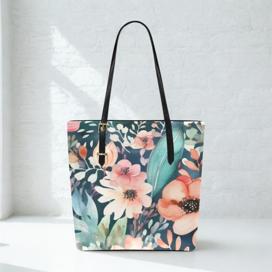 Matching Floral Tote Bag – Summer Purse to Pair with Boho Pocket Dress | Exclusive LunaïStyle Print
