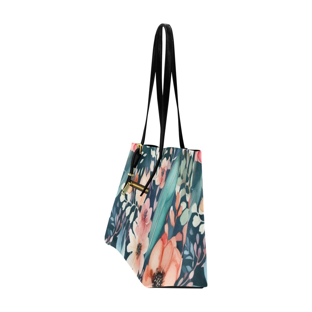 Matching Floral Tote Bag – Summer Purse to Pair with Boho Pocket Dress | Exclusive LunaïStyle Print
