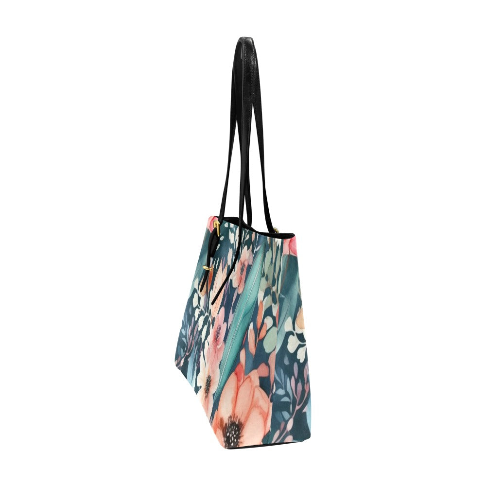 Matching Floral Tote Bag – Summer Purse to Pair with Boho Pocket Dress | Exclusive LunaïStyle Print